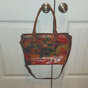 Patricia Nash Leather Tote with Crossbody strap